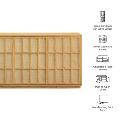 Aiko 76 Inch Japandi Sideboard