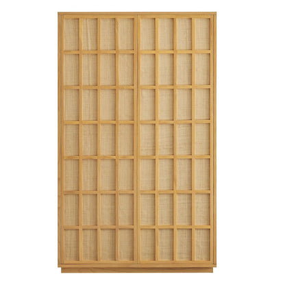 Aiko 64 Inch Tall Japandi Storage Cabinet
