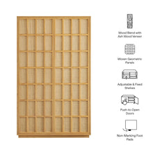 Aiko 64 Inch Tall Japandi Storage Cabinet