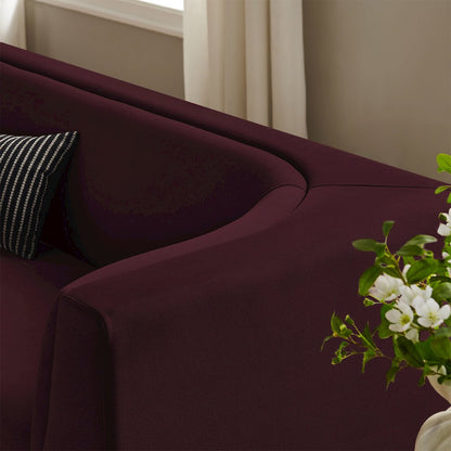 Hilda 86" Curved Back Performance Velvet Sofa