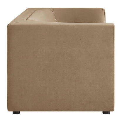 Hilda 86" Curved Back Performance Velvet Sofa