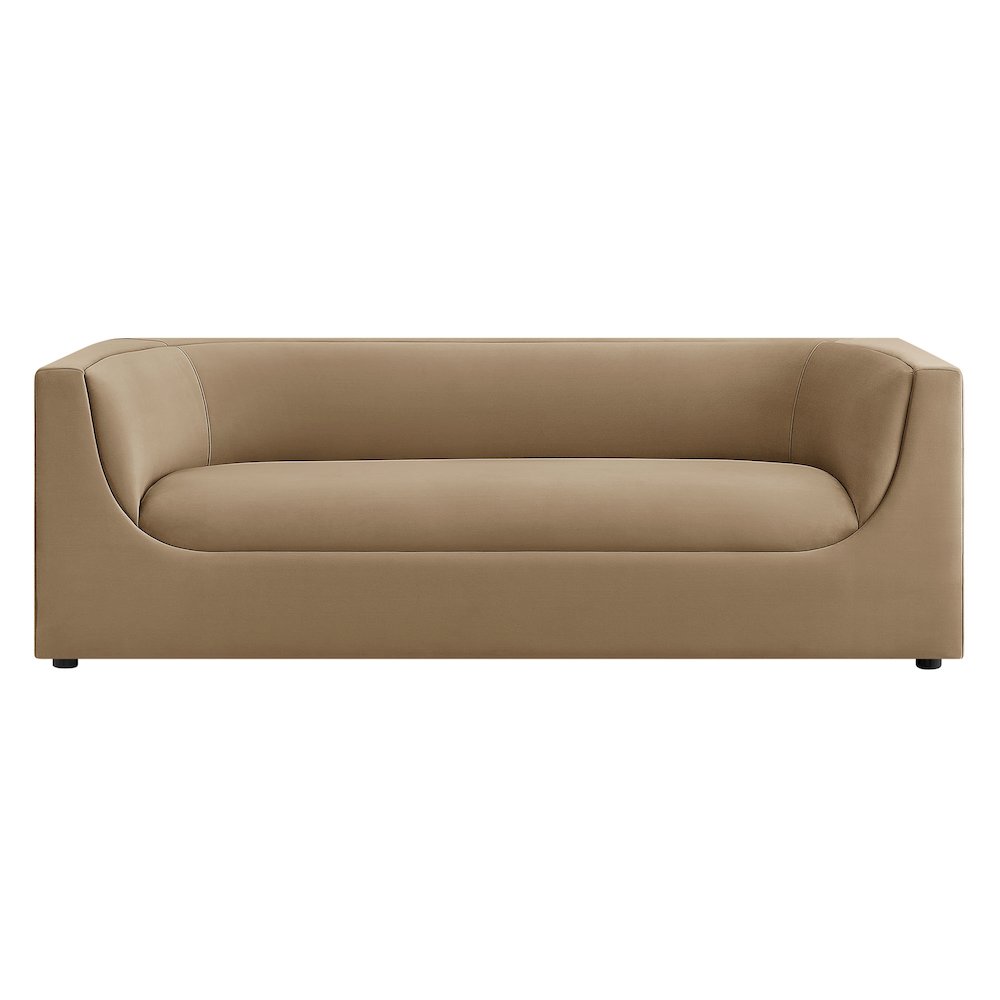 Hilda 86" Curved Back Performance Velvet Sofa