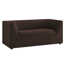 Hilda 67" Curved Back Performance Velvet Loveseat