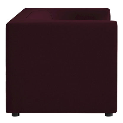 Hilda 67" Curved Back Performance Velvet Loveseat