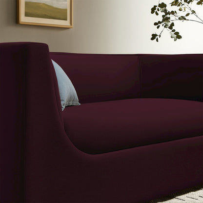 Hilda 67" Curved Back Performance Velvet Loveseat
