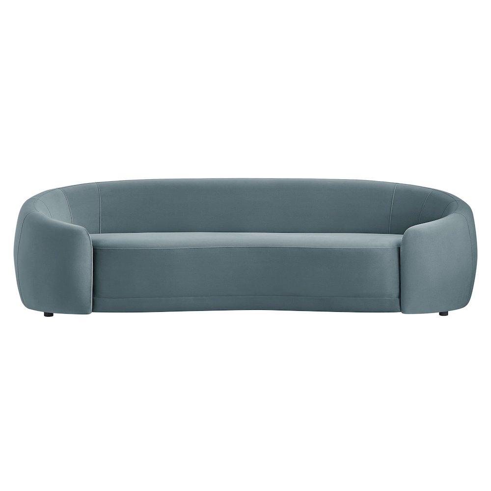 Contessa Curved Performance Velvet Sofa