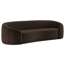 Contessa Curved Performance Velvet Sofa