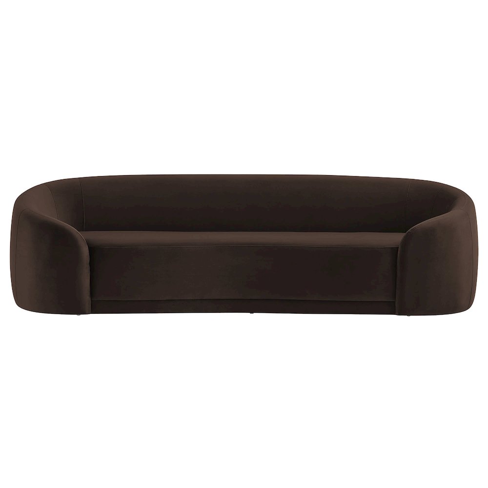 Contessa Curved Performance Velvet Sofa