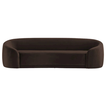 Contessa Curved Performance Velvet Sofa