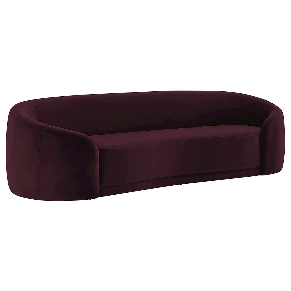 Contessa Curved Performance Velvet Sofa