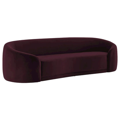 Contessa Curved Performance Velvet Sofa