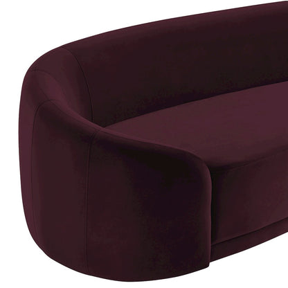 Contessa Curved Performance Velvet Sofa