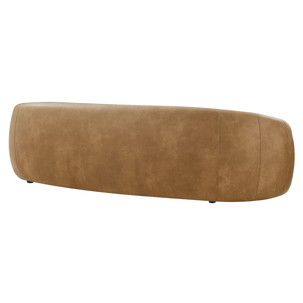 Contessa Curved Vegan Leather Sofa
