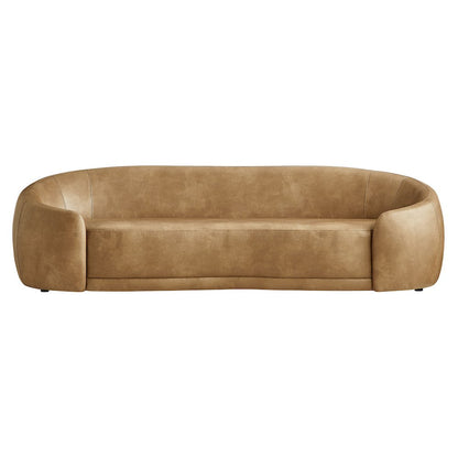 Contessa Curved Vegan Leather Sofa