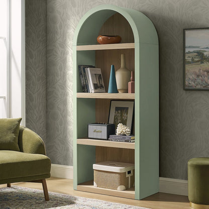 Caleb 4 Arched Display Shelf Bookcase