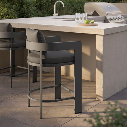 Tahoe Outdoor Patio Patio Aluminum Counter Stool