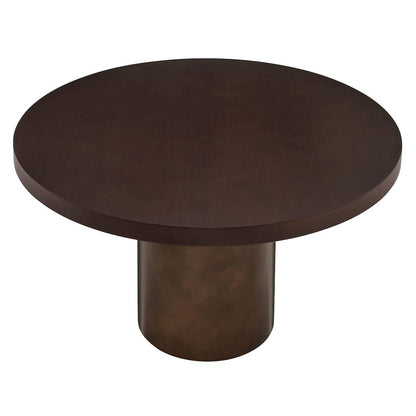 Annette 54 Inch Round Pedestal Base Dining Table