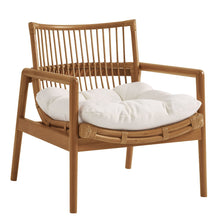 Tula Wood Rattan Lounge Chair