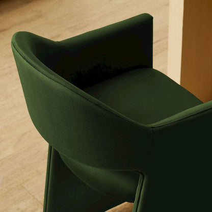 Talia 37 Inch Performance Velvet Counter Stool