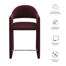 Talia 37 Inch Performance Velvet Counter Stool