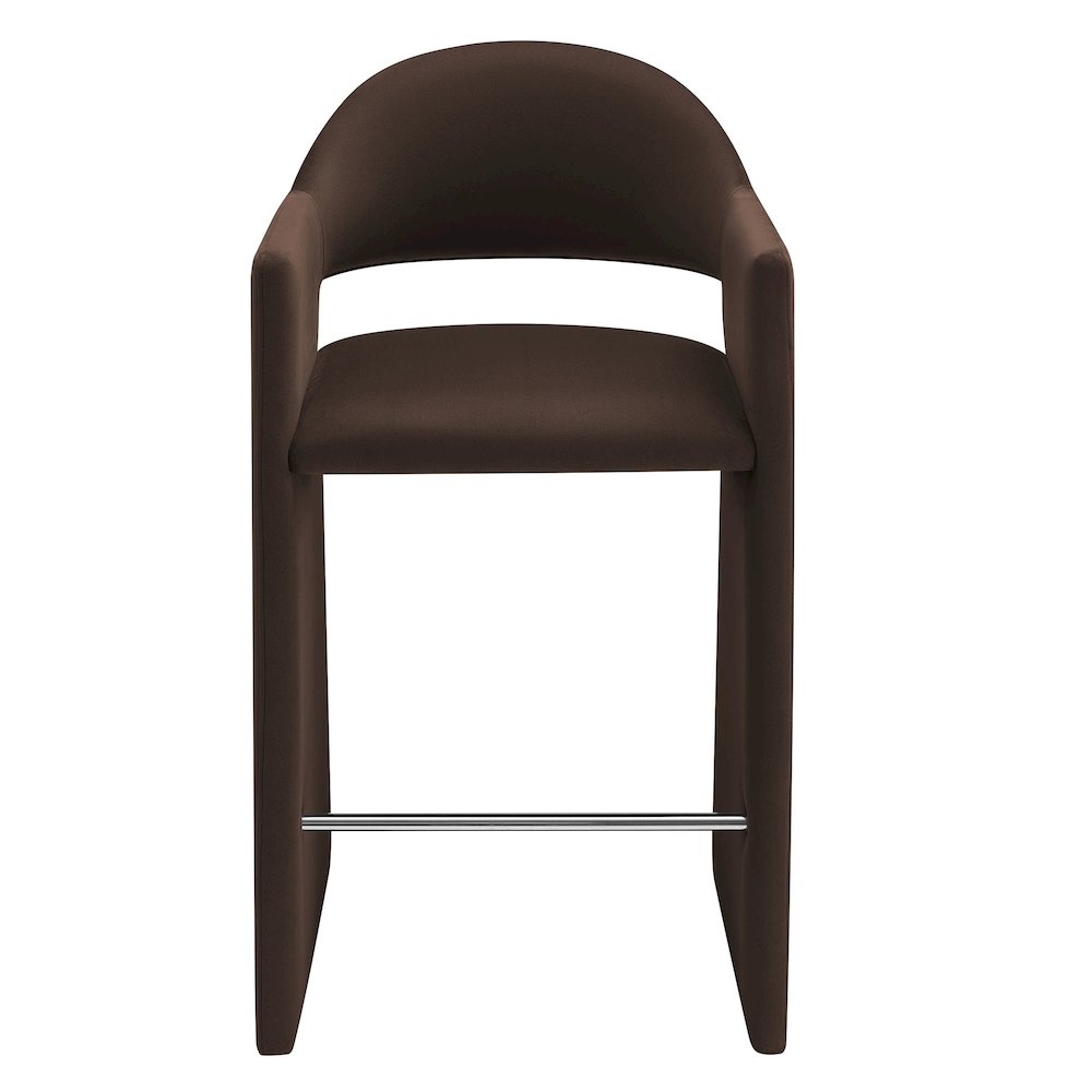 Talia 41 Inch Performance Velvet Bar Stool