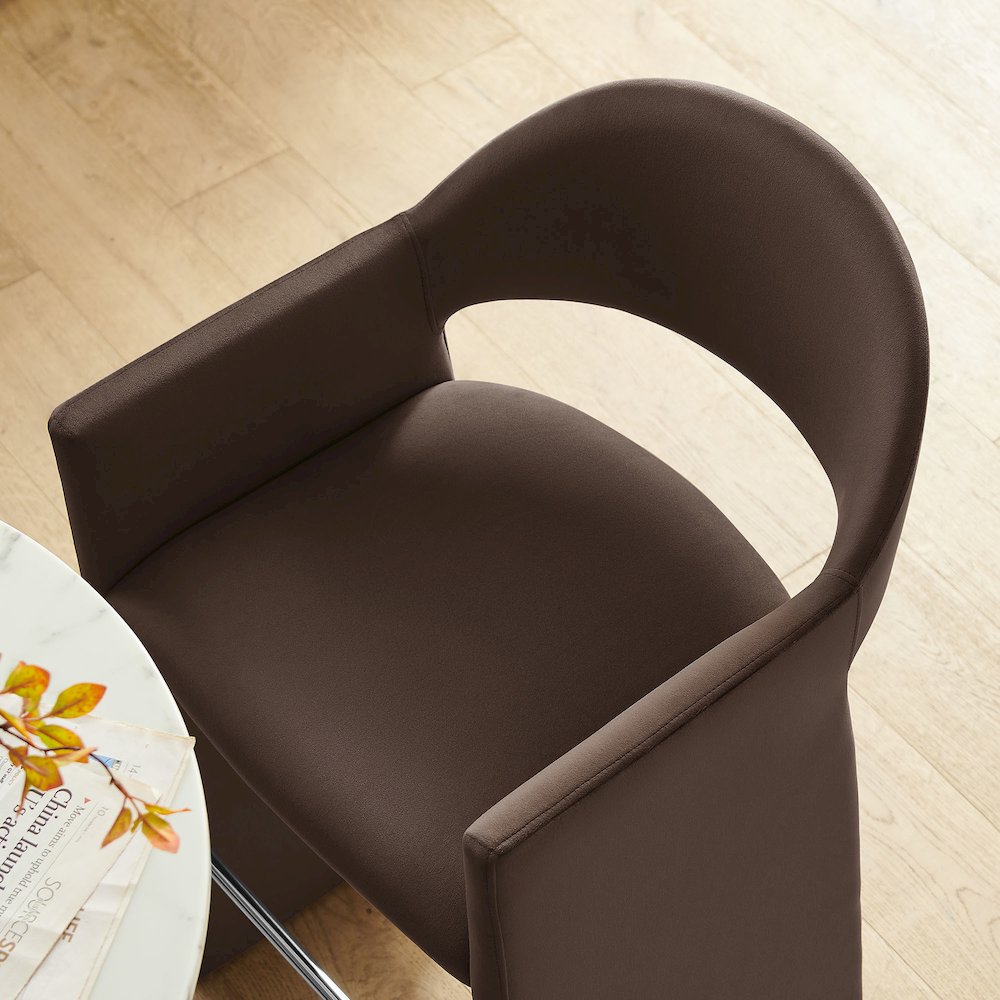 Talia 41 Inch Performance Velvet Bar Stool