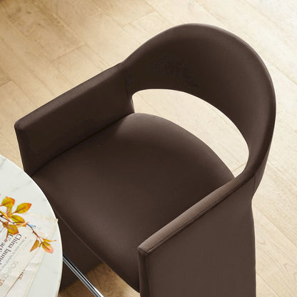 Talia 41 Inch Performance Velvet Bar Stool