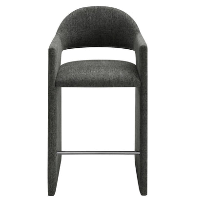 Talia 41 Inch 41 Inch Upholstered Fabric Bar Stool