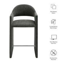 Talia 41 Inch 41 Inch Upholstered Fabric Bar Stool