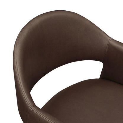 Talia 41 Inch Vegan Leather Bar Stool