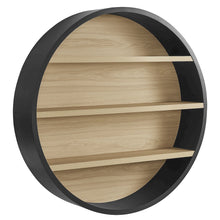 Romy 47" Round Wall Book Shelf