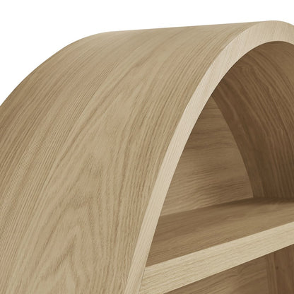 Romy 47" Round Wall Book Shelf