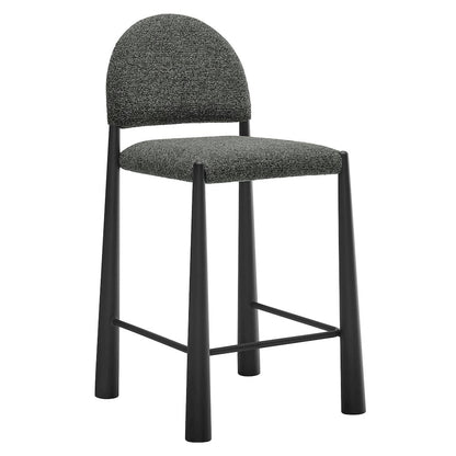 Hayley Upholstered Fabric Counter Stools Set of 2