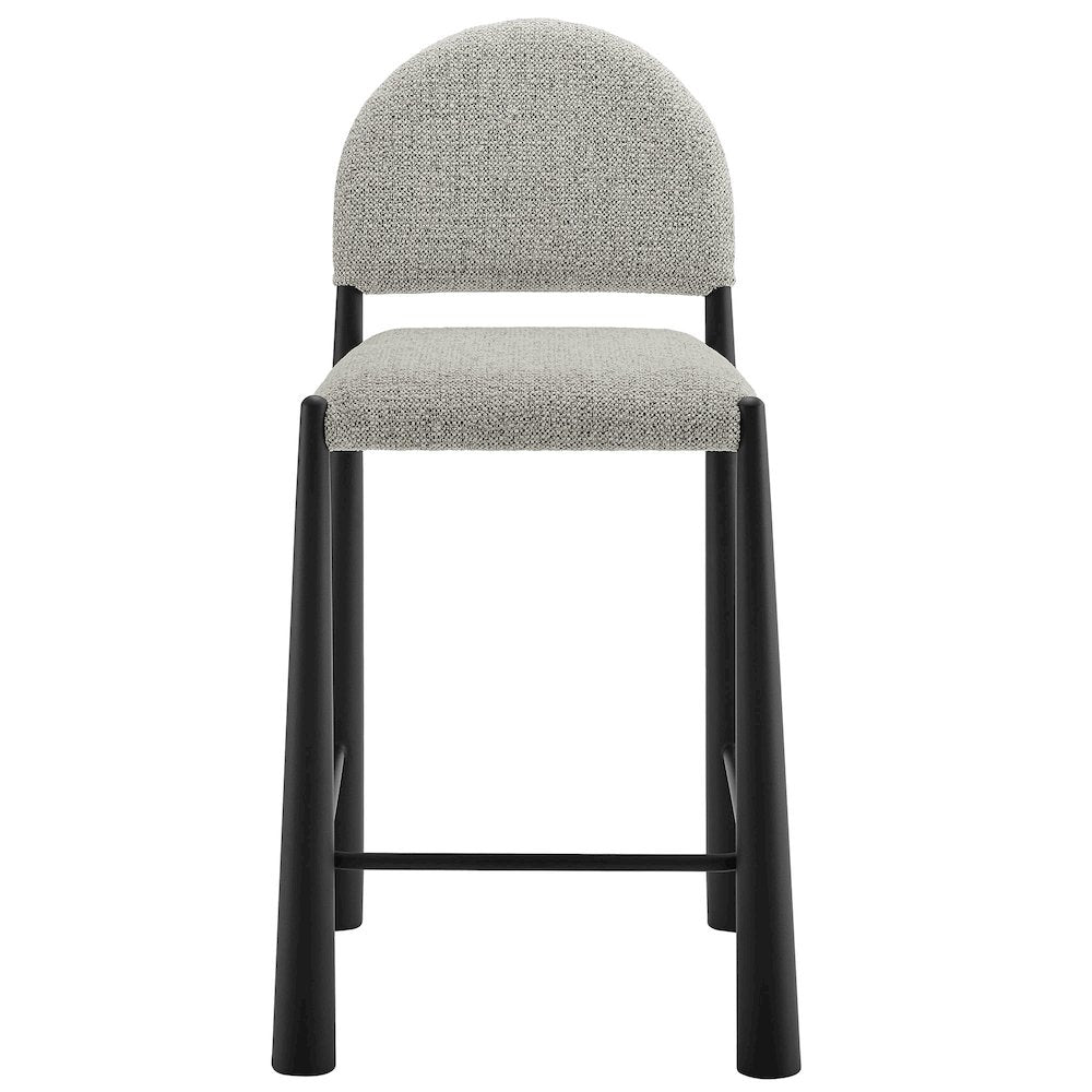 Hayley Upholstered Fabric Counter Stools Set of 2