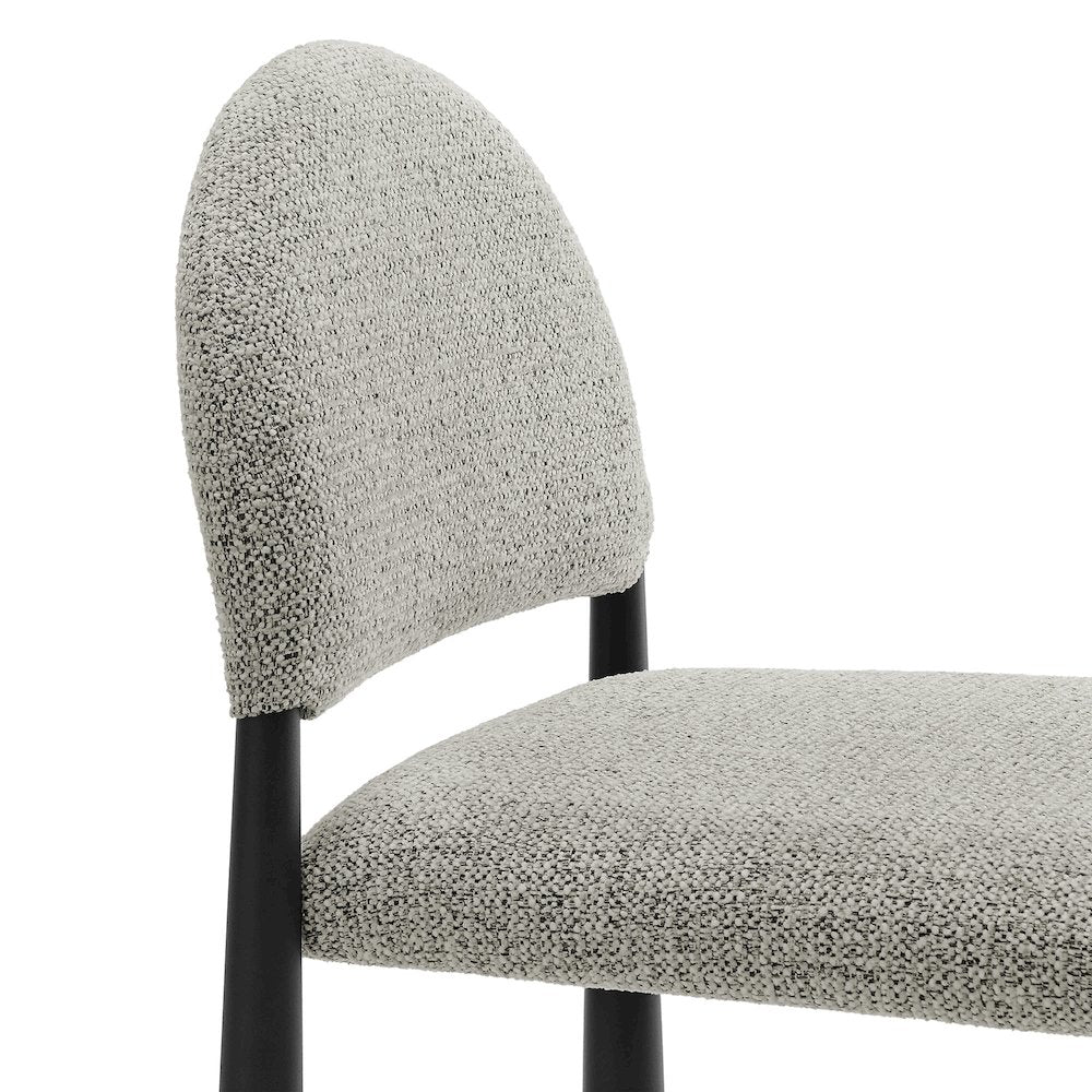 Hayley Upholstered Fabric Counter Stools Set of 2