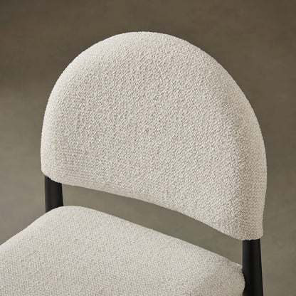 Hayley Upholstered Fabric Counter Stools Set of 2