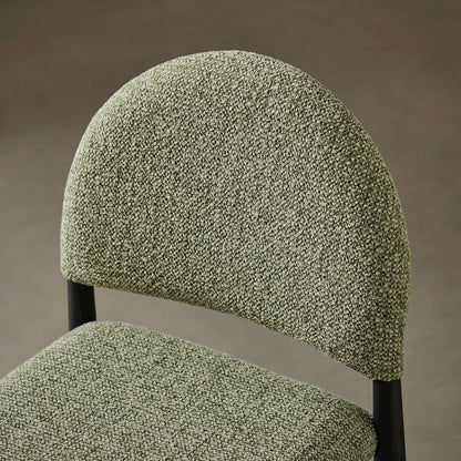 Hayley Upholstered Fabric Counter Stools Set of 2