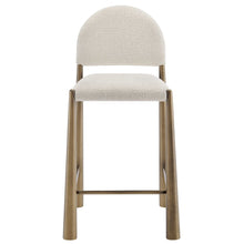 Hayley Upholstered Fabric Counter Stools Set of 2