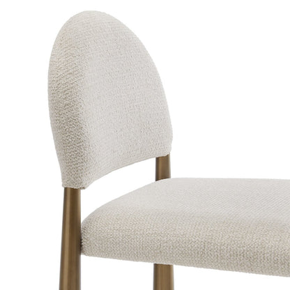 Hayley Upholstered Fabric Counter Stools Set of 2