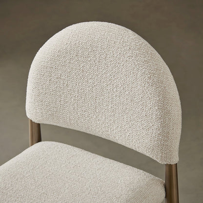 Hayley Upholstered Fabric Counter Stools Set of 2