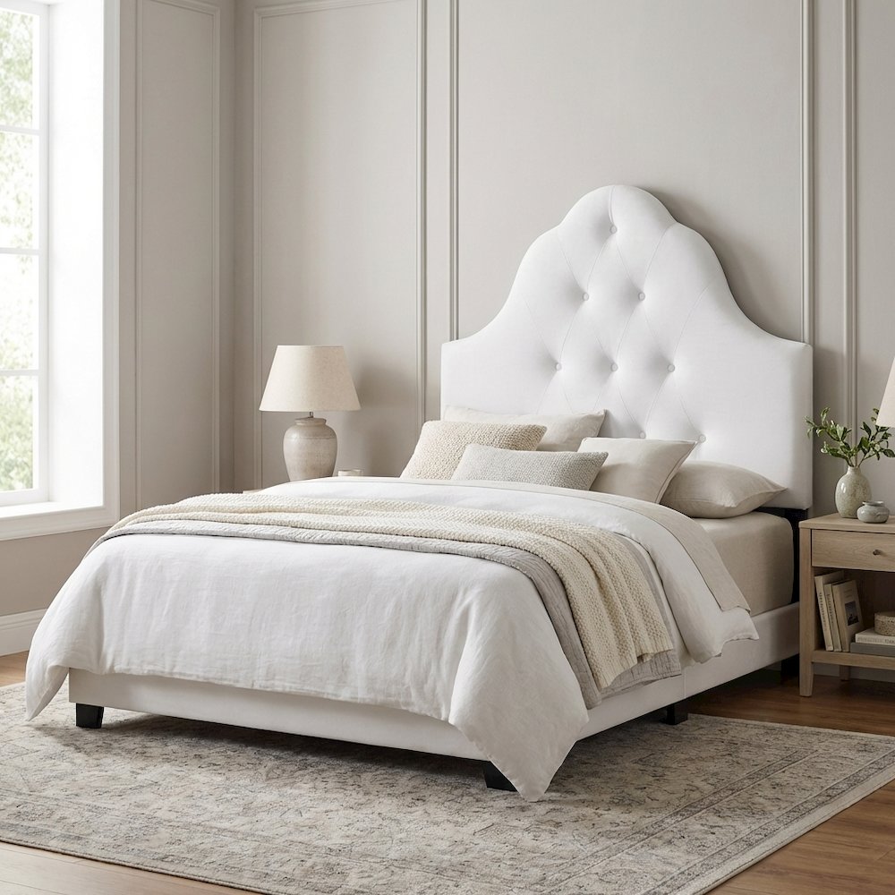 Diamond Tufted Velvet Twin Headboard with Elegant Upholstery and Durable Frame