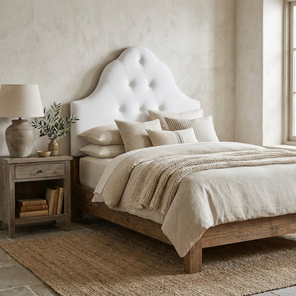 Diamond Tufted Velvet Twin Headboard with Elegant Upholstery and Durable Frame