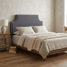 Upholstered Fabric Twin Headboard with Padded Design and Sturdy Frame