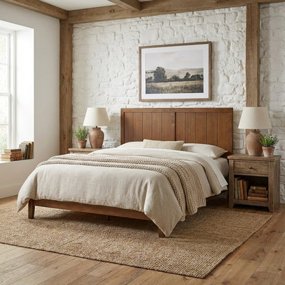 Wood Queen Headboard with Classic Design and Durable Construction