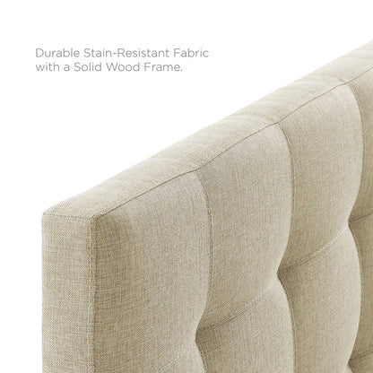 Lily Upholstered Fabric Queen Headboard