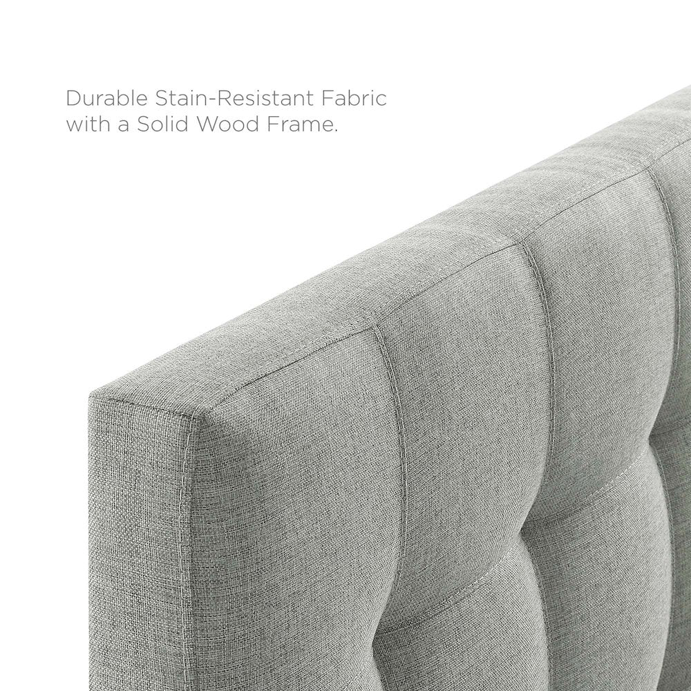 Lily Upholstered Fabric Queen Headboard