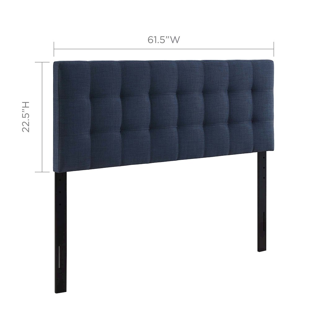 Lily Upholstered Fabric Queen Headboard