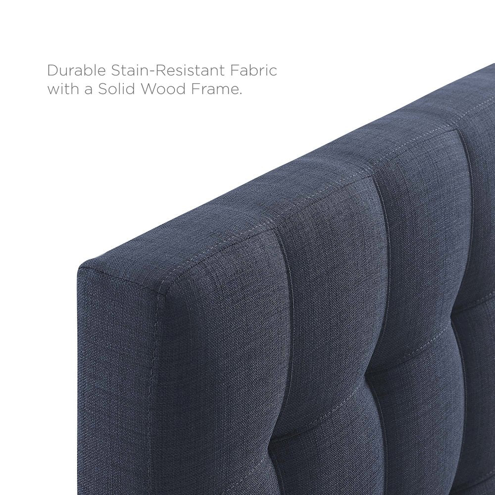 Lily Upholstered Fabric Queen Headboard