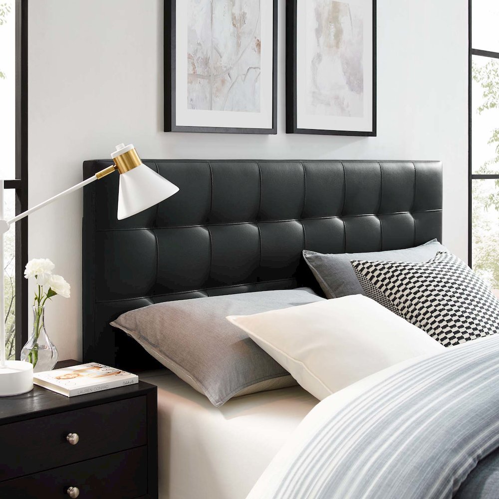 Lily Upholstered Vinyl Queen Headboard