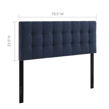 Lily Upholstered Fabric King Headboard
